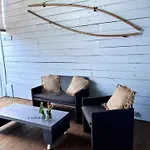 Bungalow d\'une chambre a Capesterre de Marie Galante a 300 m de la plage avec vue sur la mer terrasse amenagee et wifi